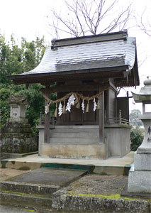 宇佐市上時枝の三島神社社殿