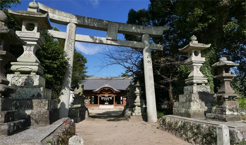 泉神社社頭